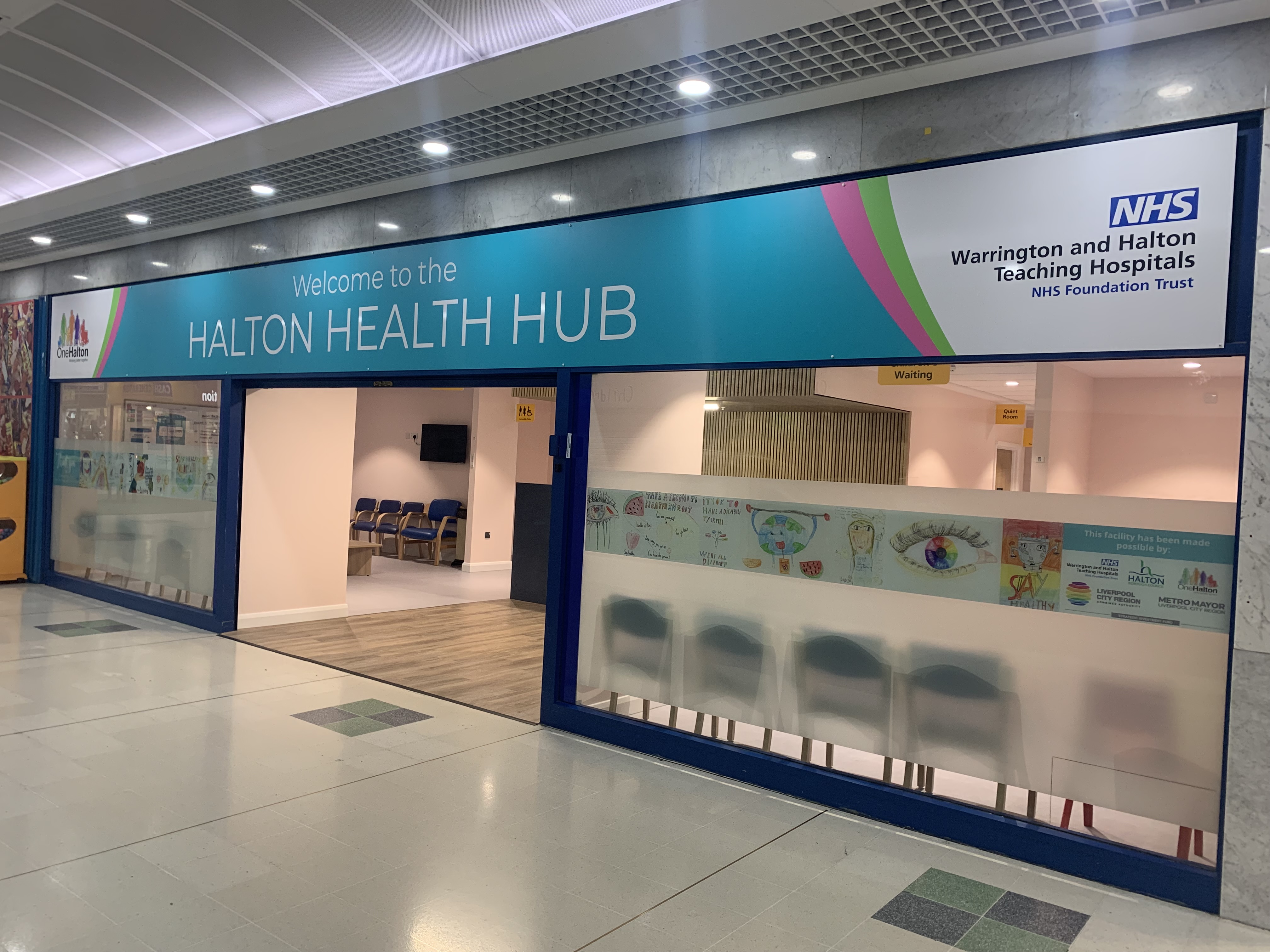 Front view of the Halton Health Hub