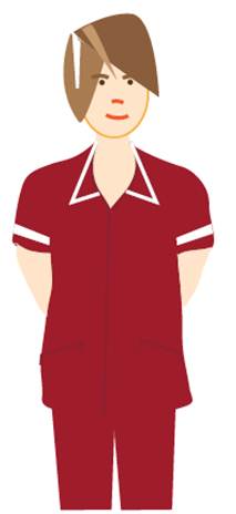 Image of senior nurse clinician uniform