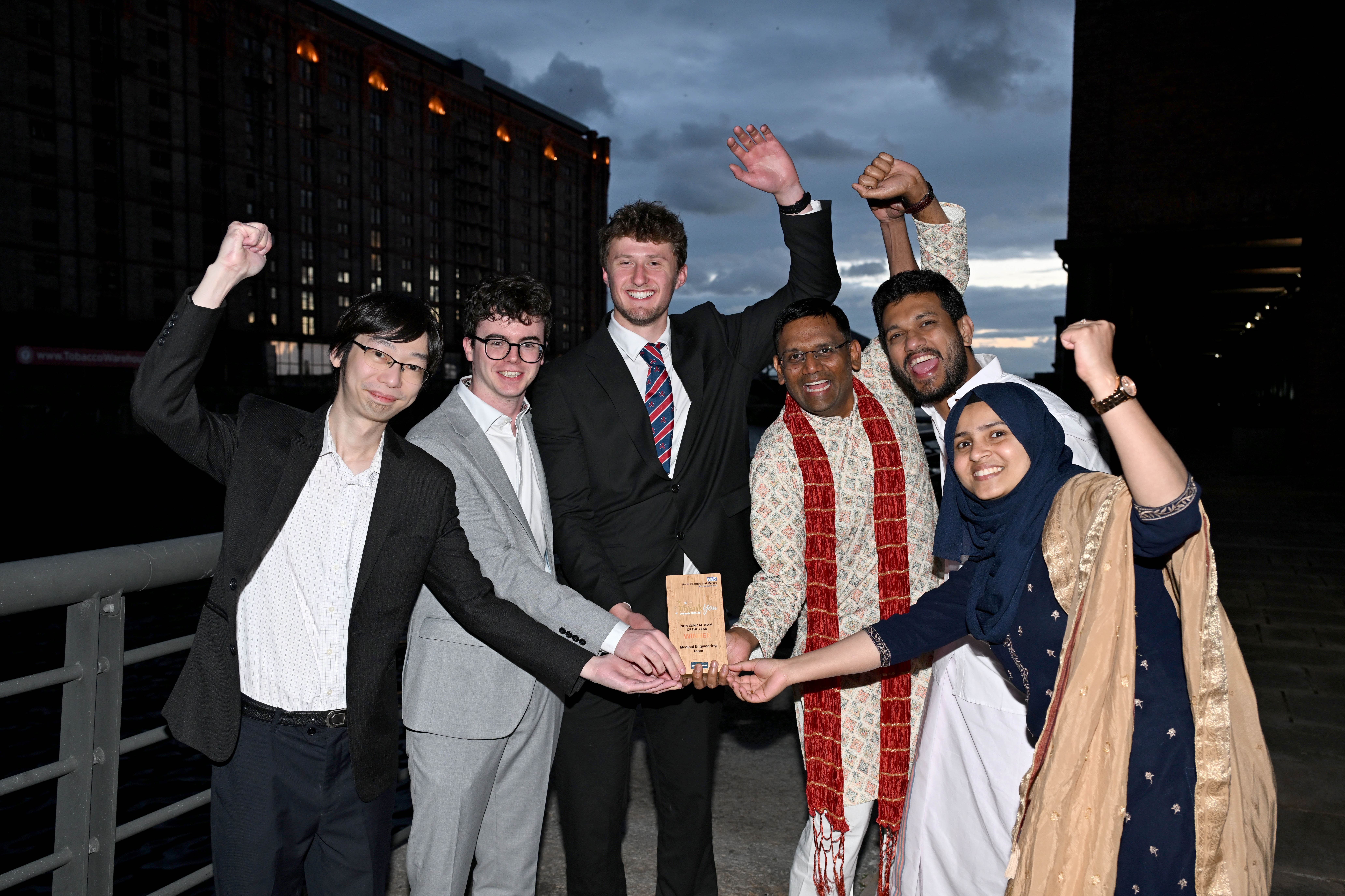 The Medical Engineering received the Non-Clinical Team of the Year Award 