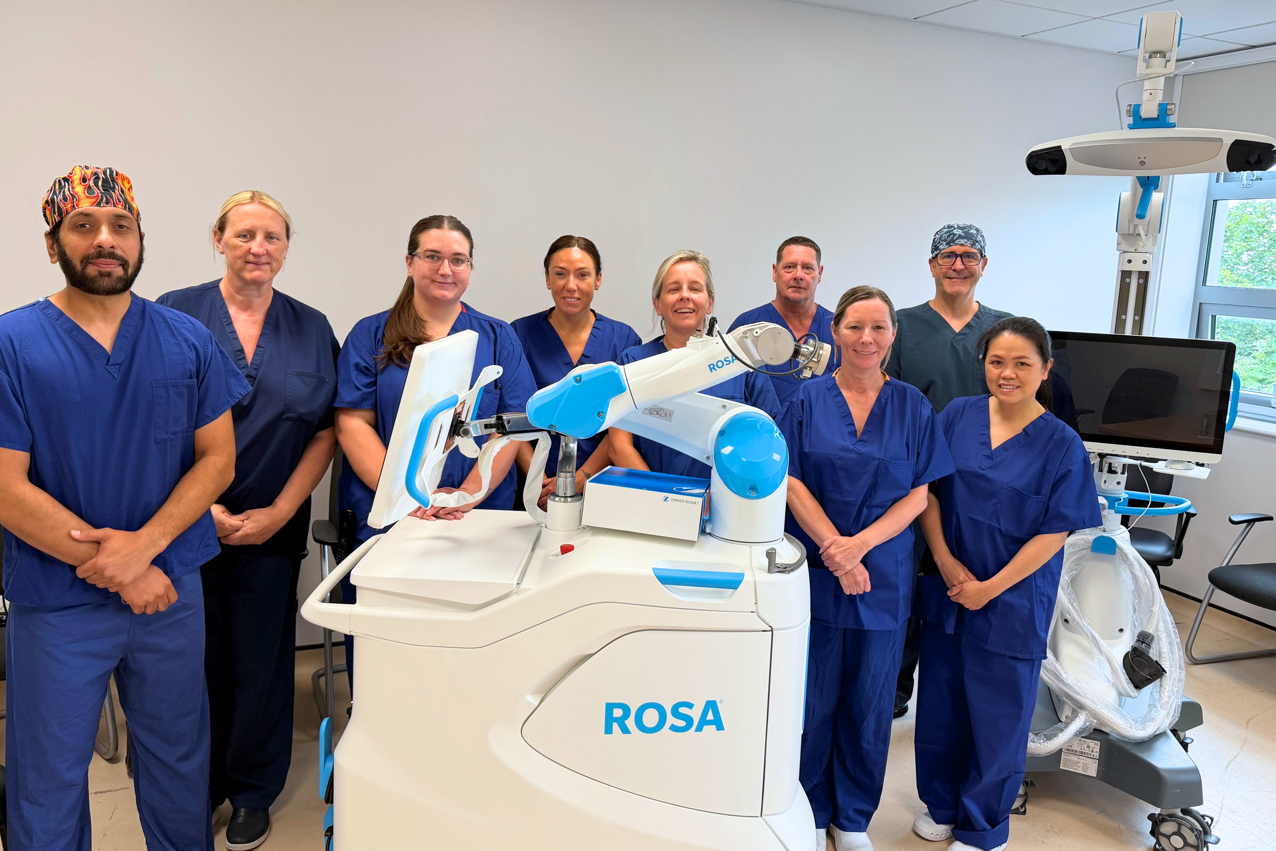 ROSA With Theatres Team At The Captain Sir Tom Moore Building At Halton